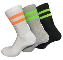 Carica l'immagine nel visualizzatore di Gallery, Set 3 Paia Calze Sportive Uomo Donna in Cotone Perfette per Sport, Tempo Libero