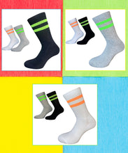 Carica l'immagine nel visualizzatore di Gallery, Set 3 Paia Calze Sportive Uomo Donna in Cotone Perfette per Sport, Tempo Libero