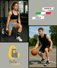 Carica l'immagine nel visualizzatore di Gallery, Set 3 Paia Calze Sportive Uomo Donna in Cotone Perfette per Sport, Tempo Libero