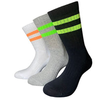 Carica l'immagine nel visualizzatore di Gallery, Set 3 Paia Calze Sportive Uomo Donna in Cotone Perfette per Sport, Tempo Libero