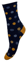 Carica l'immagine nel visualizzatore di Gallery, 4 Paia Calze Corte Donna in Caldo Cotone a Pois Alta Qualità Made in Italy - Taglia Unica