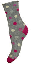 Carica l'immagine nel visualizzatore di Gallery, 4 Paia Calze Corte Donna in Caldo Cotone a Pois Alta Qualità Made in Italy - Taglia Unica