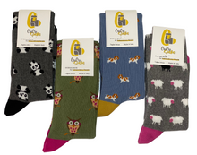 Carica l'immagine nel visualizzatore di Gallery, 4 Paia Calze Lunghe Donna in Caldo Cotone Alta Qualità Made in Italy - Taglia Unica