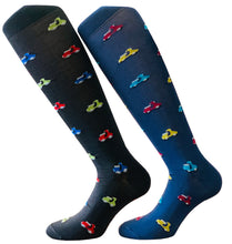 Carica l'immagine nel visualizzatore di Gallery, 4 Paia Calze Uomo Lunghe in Fresco Cotone Alta Qualità Made in Italy