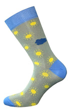 Carica l'immagine nel visualizzatore di Gallery, 4 Paia Calze Uomo Corte Sunny Time in Fresco Cotone Alta Qualità Made in Italy