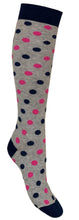 Carica l'immagine nel visualizzatore di Gallery, 4 Paia Calze Lunghe Donna in Caldo Cotone Modello Crazy Mix Made in Italy - Taglia Unica