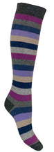 Carica l'immagine nel visualizzatore di Gallery, 4 Paia Calze Lunghe Donna in Caldo Cotone Modello Crazy Mix Made in Italy - Taglia Unica