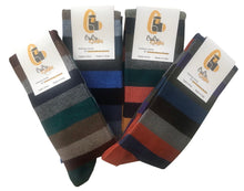 Carica l'immagine nel visualizzatore di Gallery, 4 Paia Calze Calzini Lunghi Uomo in Caldo Cotone Made in Italy - Taglia Unica