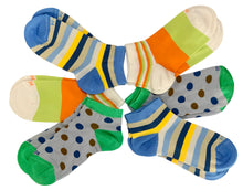Carica l'immagine nel visualizzatore di Gallery, 6 Paia Calze Bambino Fresco Cotone Mercerizzato Alta Qualità Made in Italy