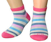 Carica l'immagine nel visualizzatore di Gallery, 6 Paia Calze Bambina Fresco Cotone Mercerizzato Alta Qualità Made in Italy