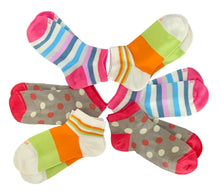 Carica l'immagine nel visualizzatore di Gallery, 6 Paia Calze Bambina Fresco Cotone Mercerizzato Alta Qualità Made in Italy