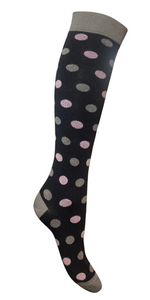 4 Paia Calze Calzini Lunghi Donna in Caldo Cotone Made in Italy - Taglia Unica