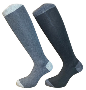 4 Paia Calze Lunghe Uomo in Caldo Cotone Monochrome Made in Italy - Taglia Unica