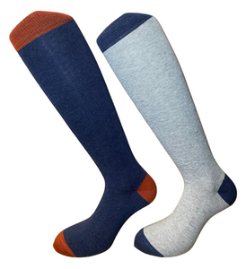 4 Paia Calze Lunghe Uomo in Caldo Cotone Monochrome Made in Italy - Taglia Unica
