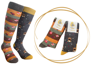 *4 Paia Calze Lunghe Uomo in Caldo Cotone Made in Italy * Christmas Time*