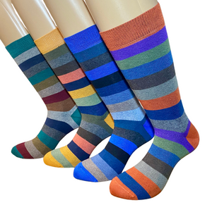 4 Paia Calze Calzini Corti Altezza Americana Uomo in Caldo Cotone Made in Italy - Taglia Unica