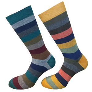4 Paia Calze Calzini Corti Altezza Americana Uomo in Caldo Cotone Made in Italy - Taglia Unica