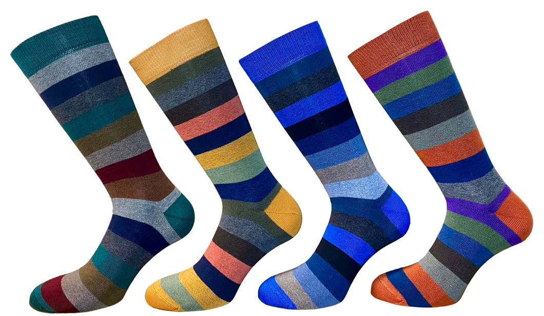 4 Paia Calze Calzini Corti Altezza Americana Uomo in Caldo Cotone Made in Italy - Taglia Unica