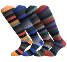 Carica l'immagine nel visualizzatore di Gallery, 4 Paia Calze Calzini Lunghi Uomo in Caldo Cotone Made in Italy - Taglia Unica
