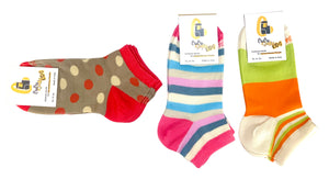 6 Paia Calze Bambina Fresco Cotone Mercerizzato Alta Qualità Made in Italy