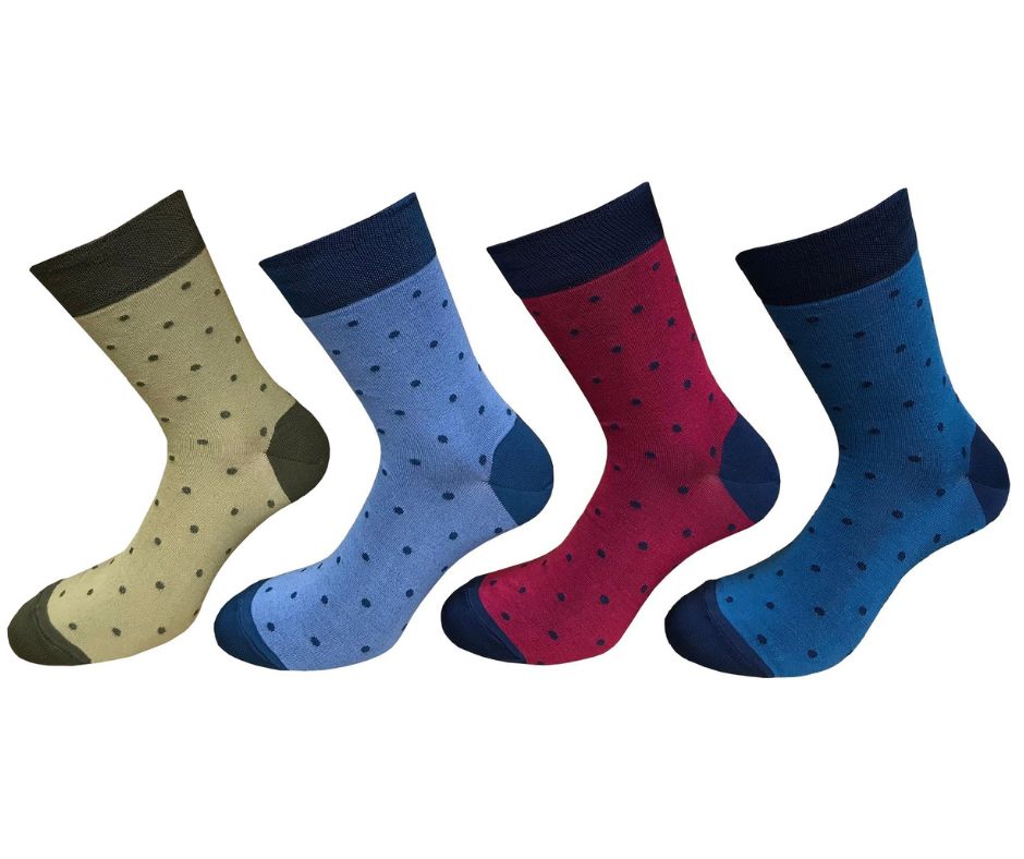 6 Paia Business Socks Calza lunga maglia rasata Filo di Scozia 6 Paia Business Socks Calza lunga maglia rasata Filo di Scozia